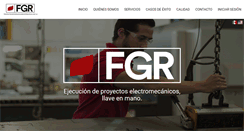 Desktop Screenshot of fgringenieros.com